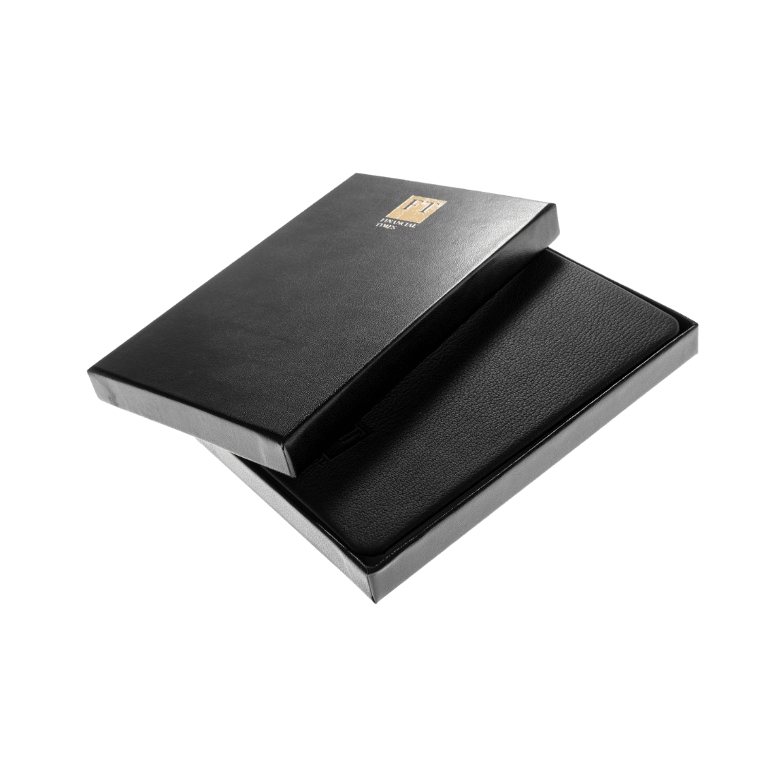 Financial Times Leather Notebook - UK FT B2C