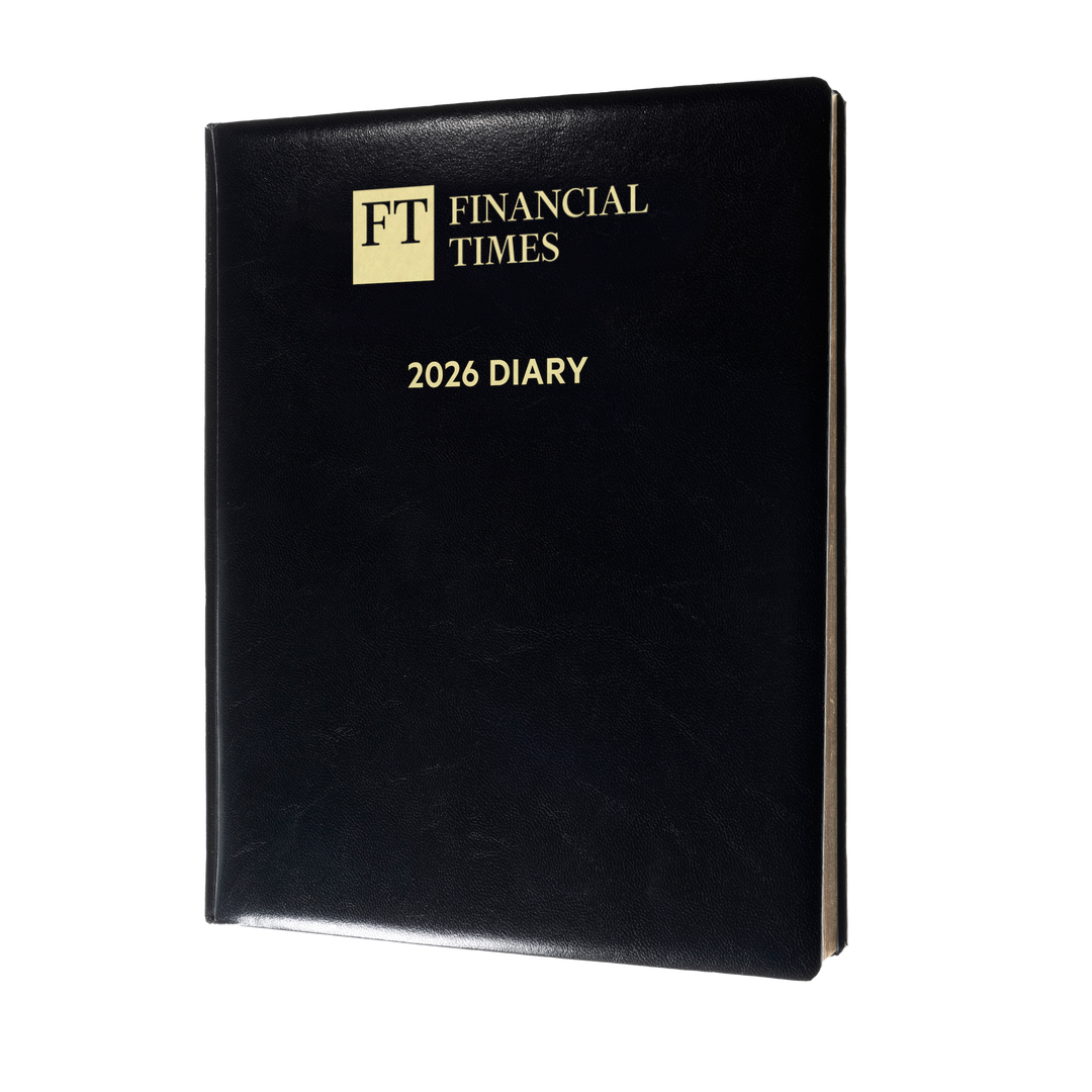 2026 Desk Diary - Week-to-View Planner- Black (DC-26)