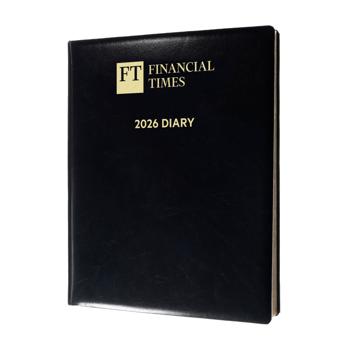 2026 Desk Diary - Week-to-View Planner- Black (DC-26)