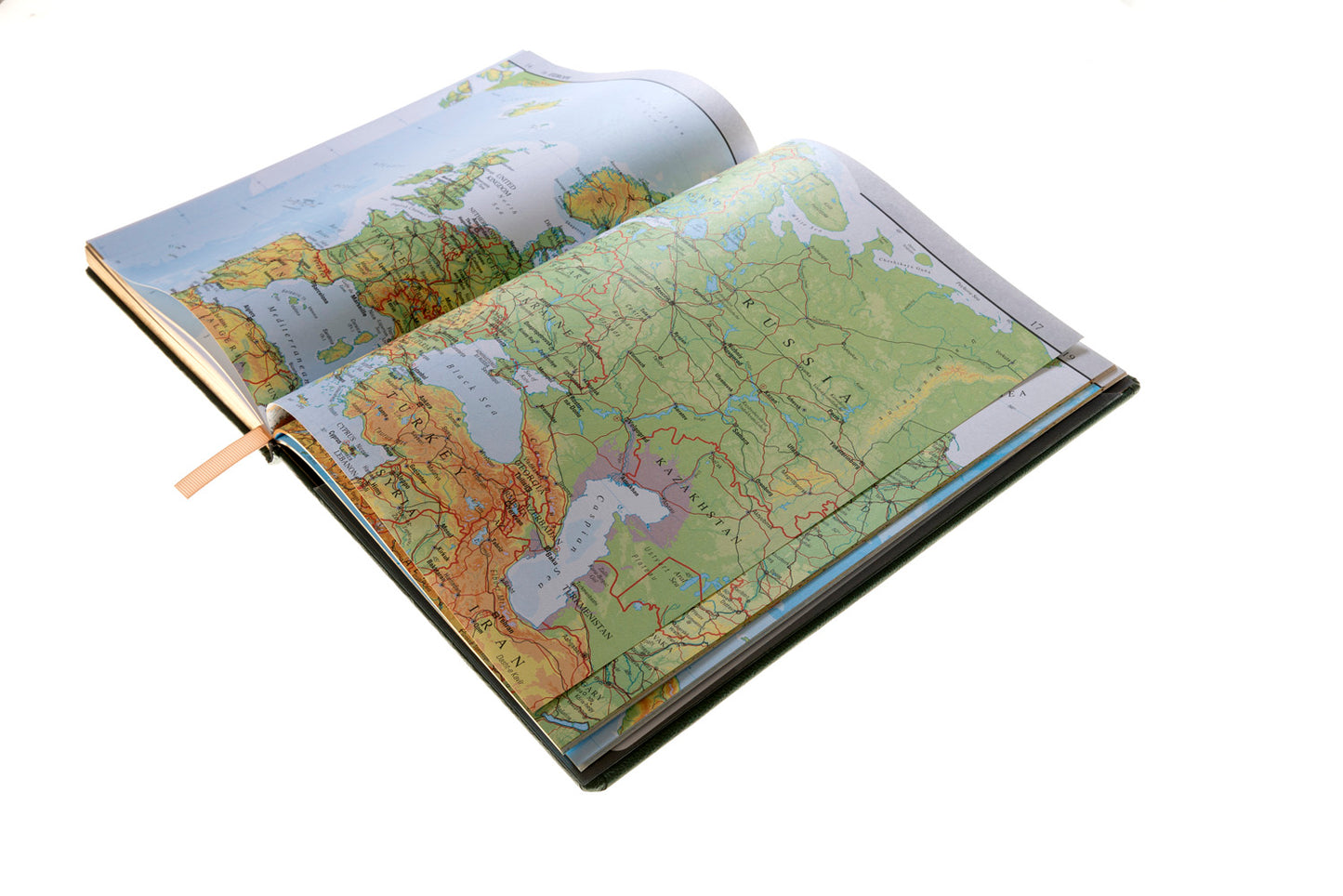 Financial Times - 2024 - Desk Diary - Week to View- Green (DCG-24)