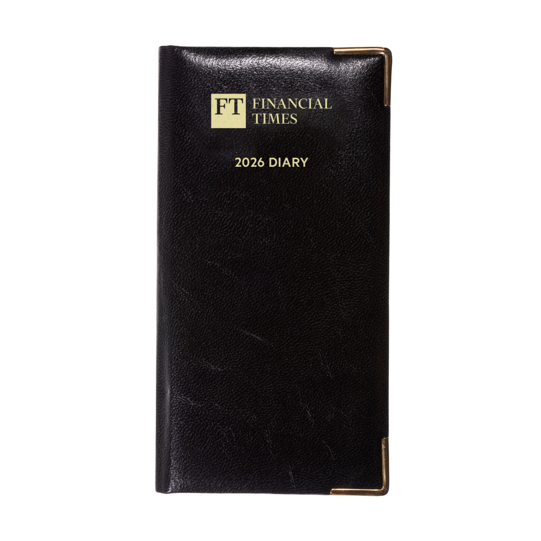 2026 Portrait Pocket Diary - Week to View - Black (PC-26)