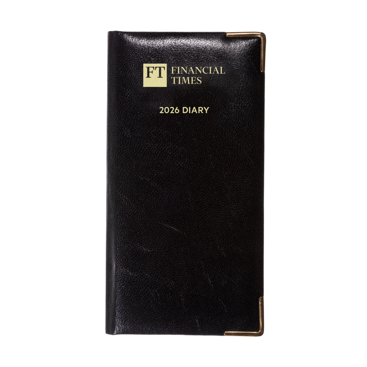 2026 Portrait Pocket Diary - Week to View - Black (PC-26)