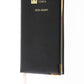 2024 Leather Portrait Pocket Diary - Week-to-View Planner- Black (PL-24)