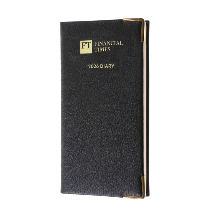 2026 Landscape Pocket Diary (Pink paper) - Week to View -  Black (PP-26)