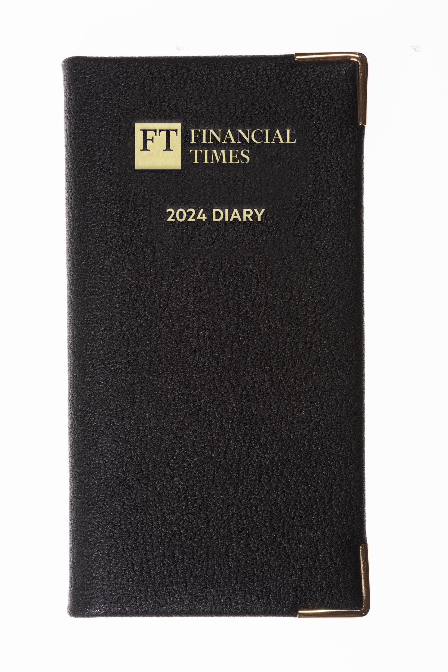 Financial Times - 2024 - Landscape Pocket Diary (Pink paper) - Week to View -  Black (PP-24)