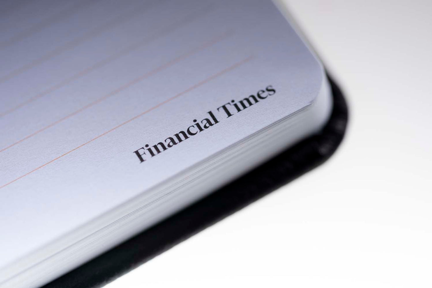 Financial Times Leather Notebook