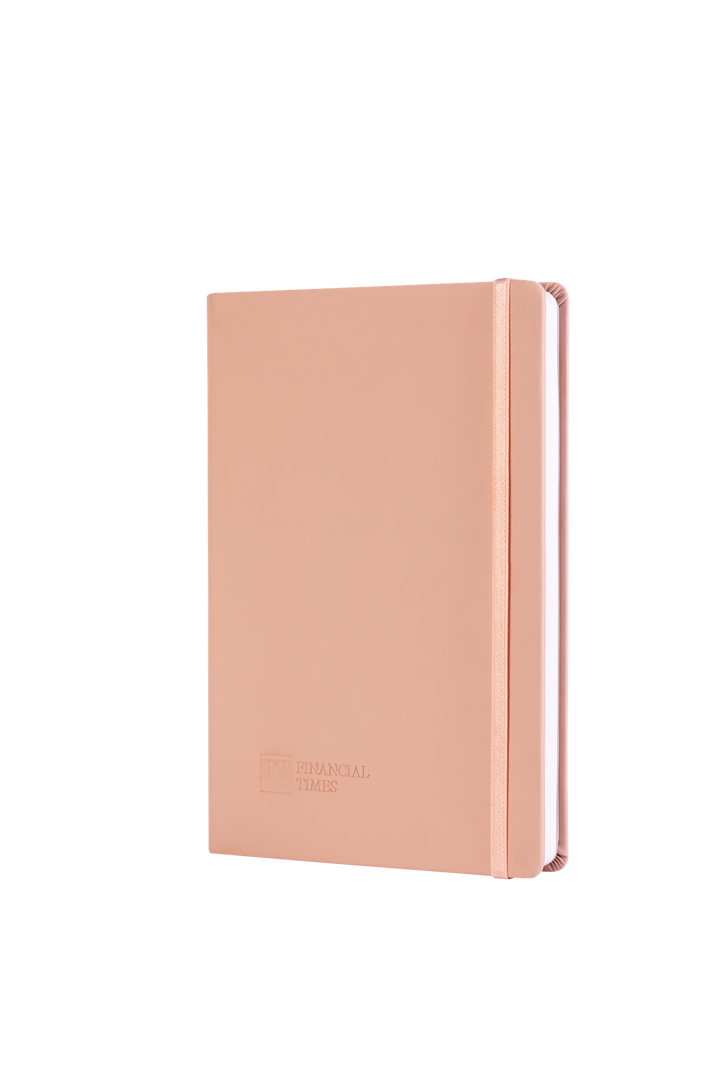 The Financial Times A5 Ruled Notebook in Pink