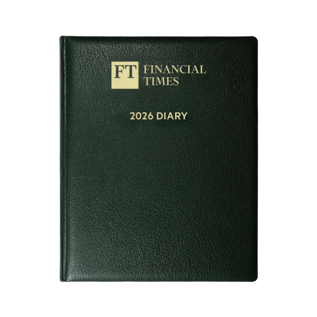 2026 Desk Diary - Week-to-View Planner- Green (DCG-26)