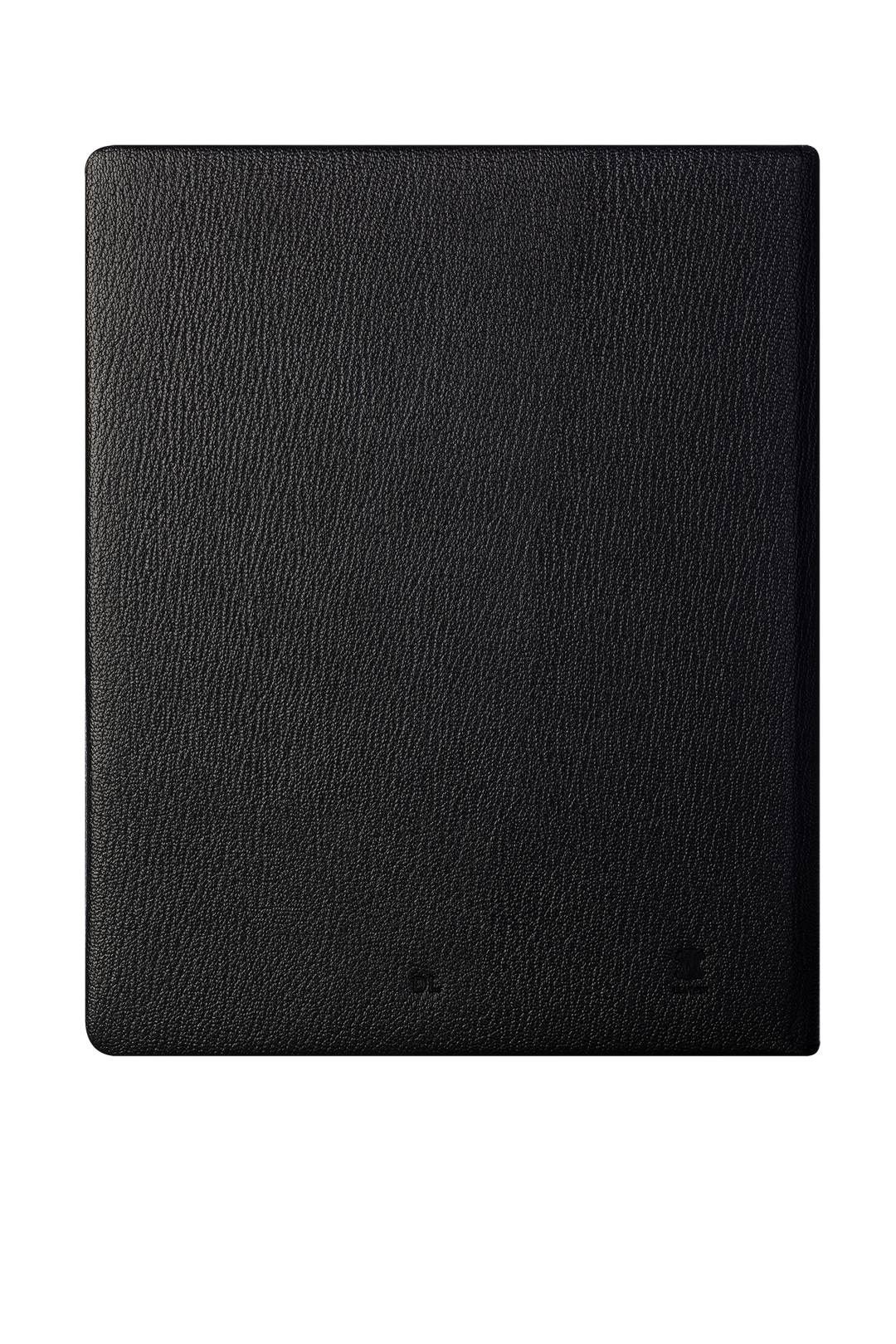 2027 Calendar Year Leather Desk Diary – Week-to-View Planner – Natural Grain, Italian Leather Cover in Black (DL-27)