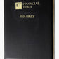 Financial Times - 2024 -Leather Desk Diary - Week to View- Black