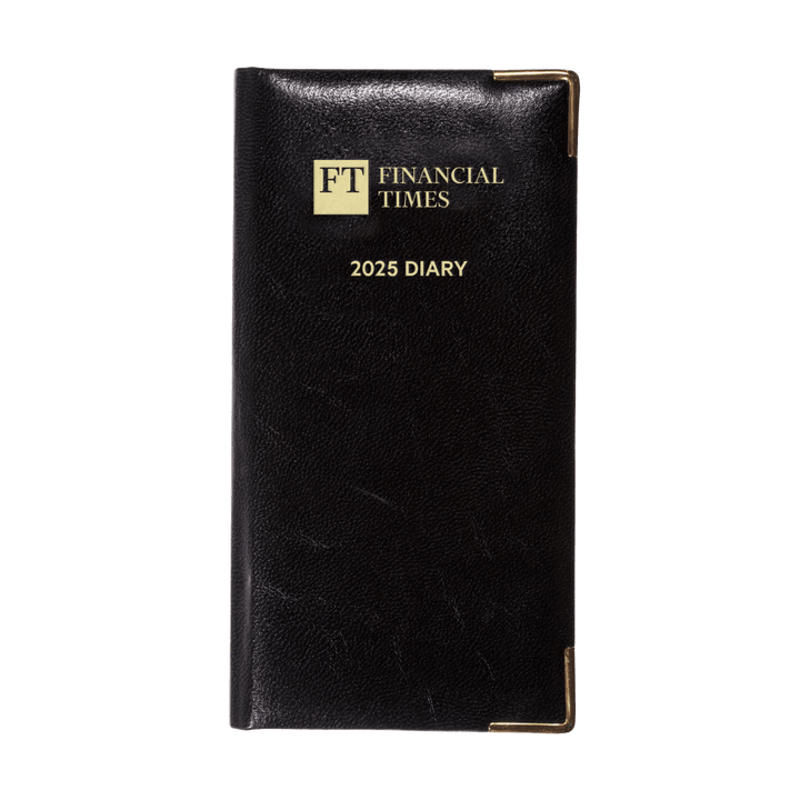 Financial Times - 2025 - Portrait Pocket Diary - Week to View - Black (PC-25) - UK FT B2C