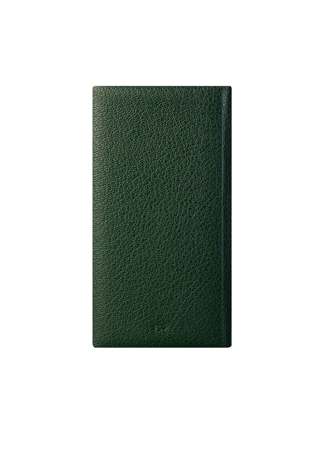 2027 Calendar Year Portrait Pocket Diary – Week-to-View Planner – Luxury, Padded Faux Leather Cover in Green (PCG-27)