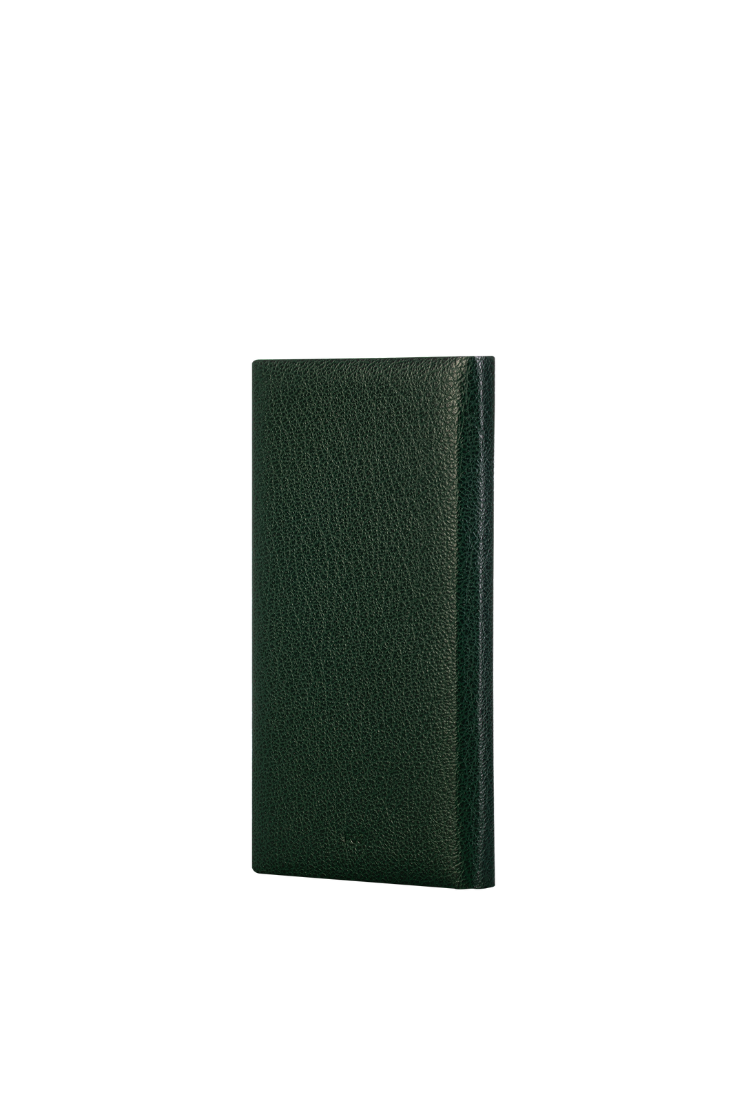 2027 Calendar Year Portrait Pocket Diary – Week-to-View Planner – Luxury, Padded Faux Leather Cover in Green (PCG-27)