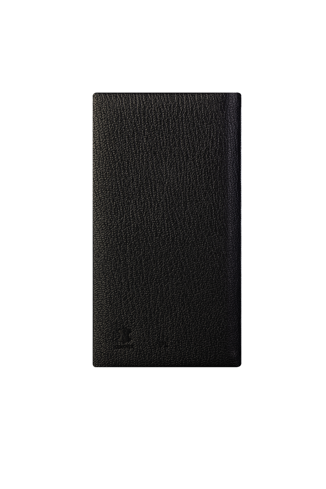 2027 Calendar Year Portrait Pocket Diary – Week-to-View Planner – Natural Grain, Italian Leather Cover in Black (PL-27)