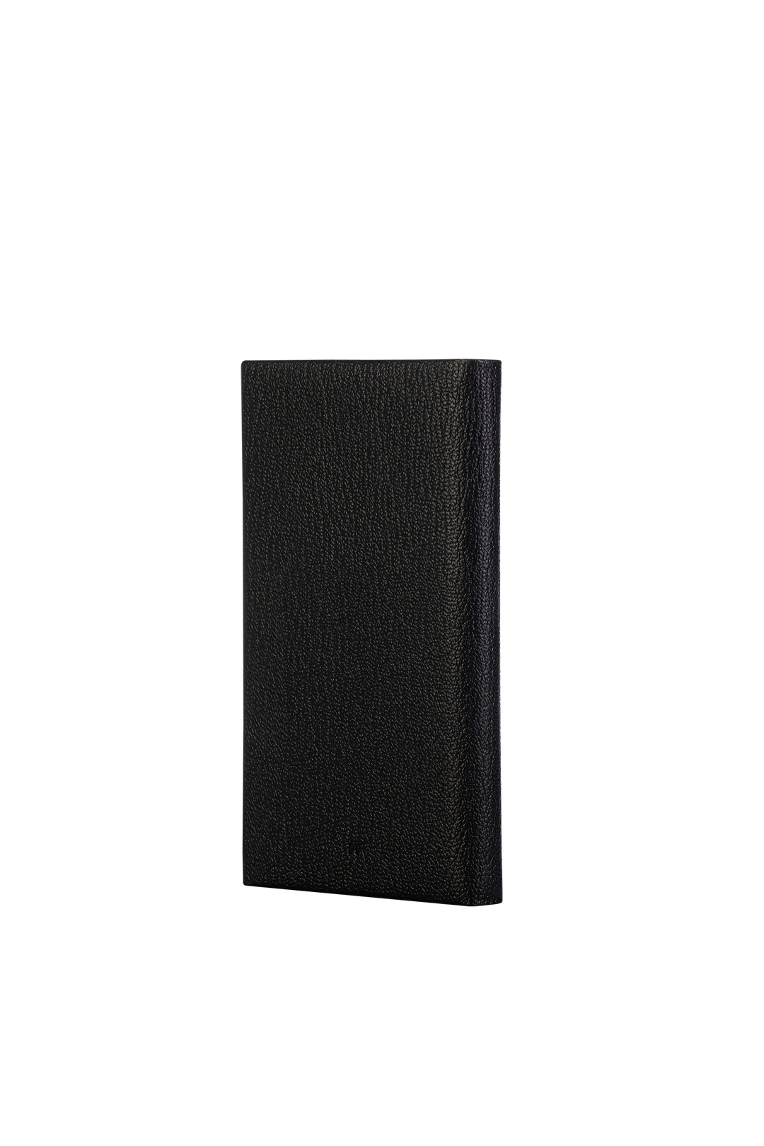 2027 Calendar Year Landscape Pocket Diary – Week-to-View Planner with Pink Paper – Luxury, Padded Faux Leather Cover in Black (PP-27)